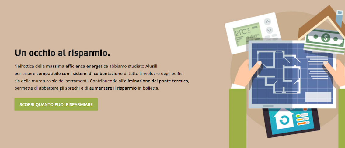 Il sistema completo Alusill prevede soluzioni complete per tutto il foro finestra, davanzale compreso. Questo tipo di protezione imbotte incornicia l’intera finestra e i relativi rivestimenti con un gocciolatoio per ricoprire le vecchie soglie in pietra. Il tutto senza viti e con un design moderno dell’installazione finale